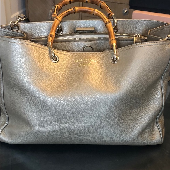 Large Gold Gucci Tote Bag - Picture 3 of 4